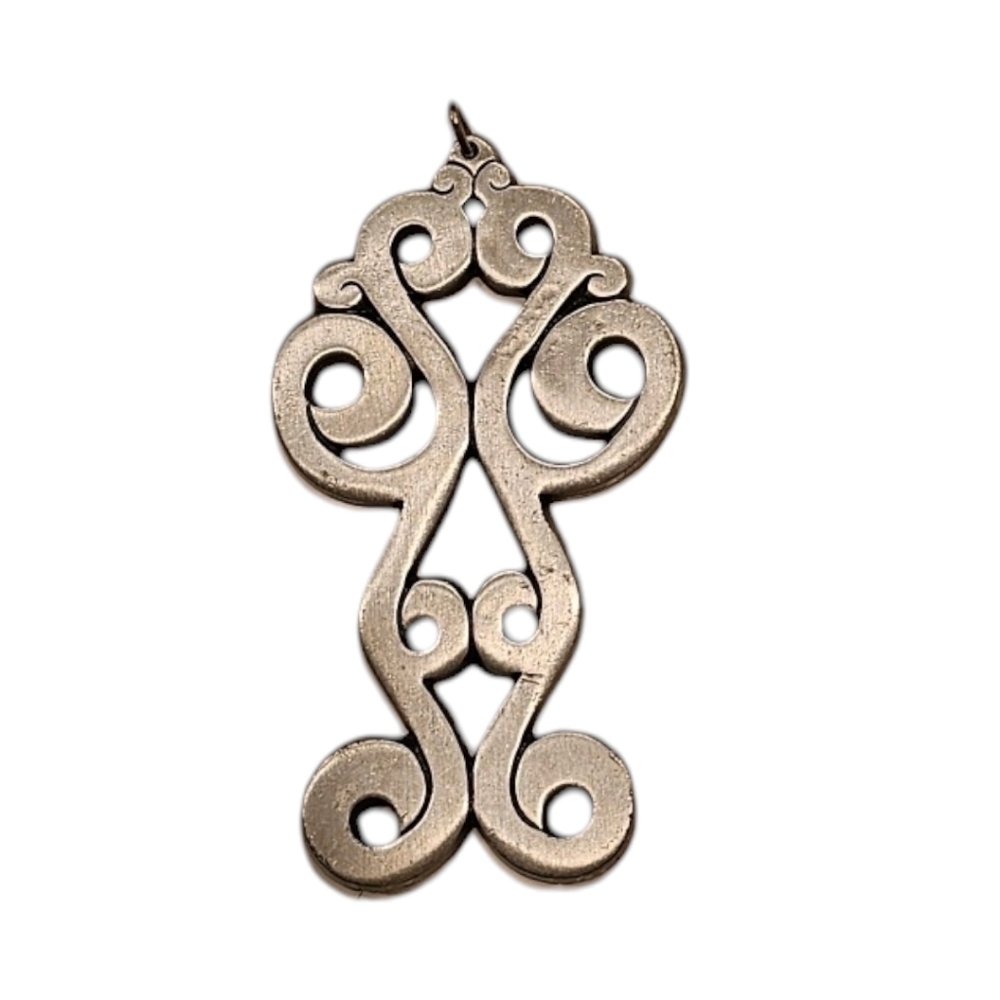 Vintage Towle Pewter Large Celtic Knotwork Pendant (8624)